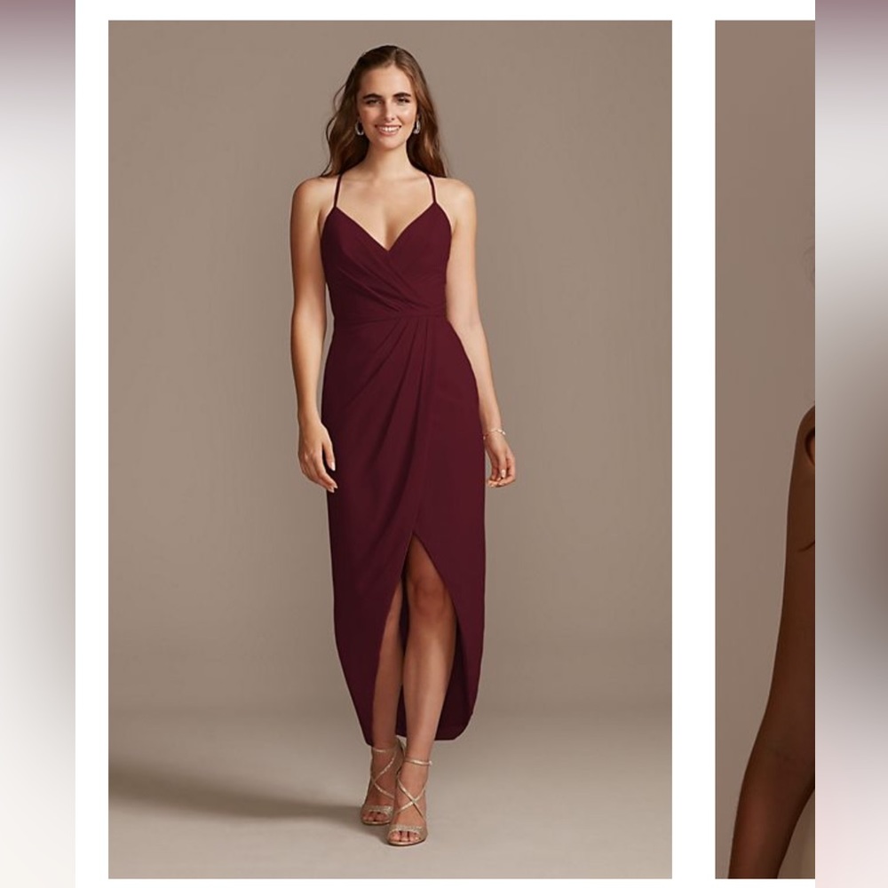David’s Bridal Tulip dress